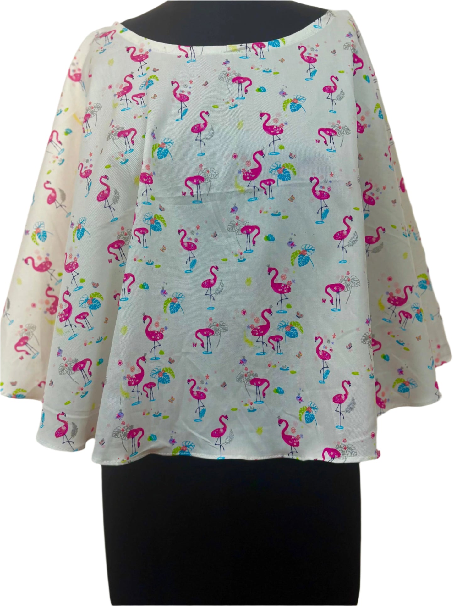 Flamingo print Nursing Cover