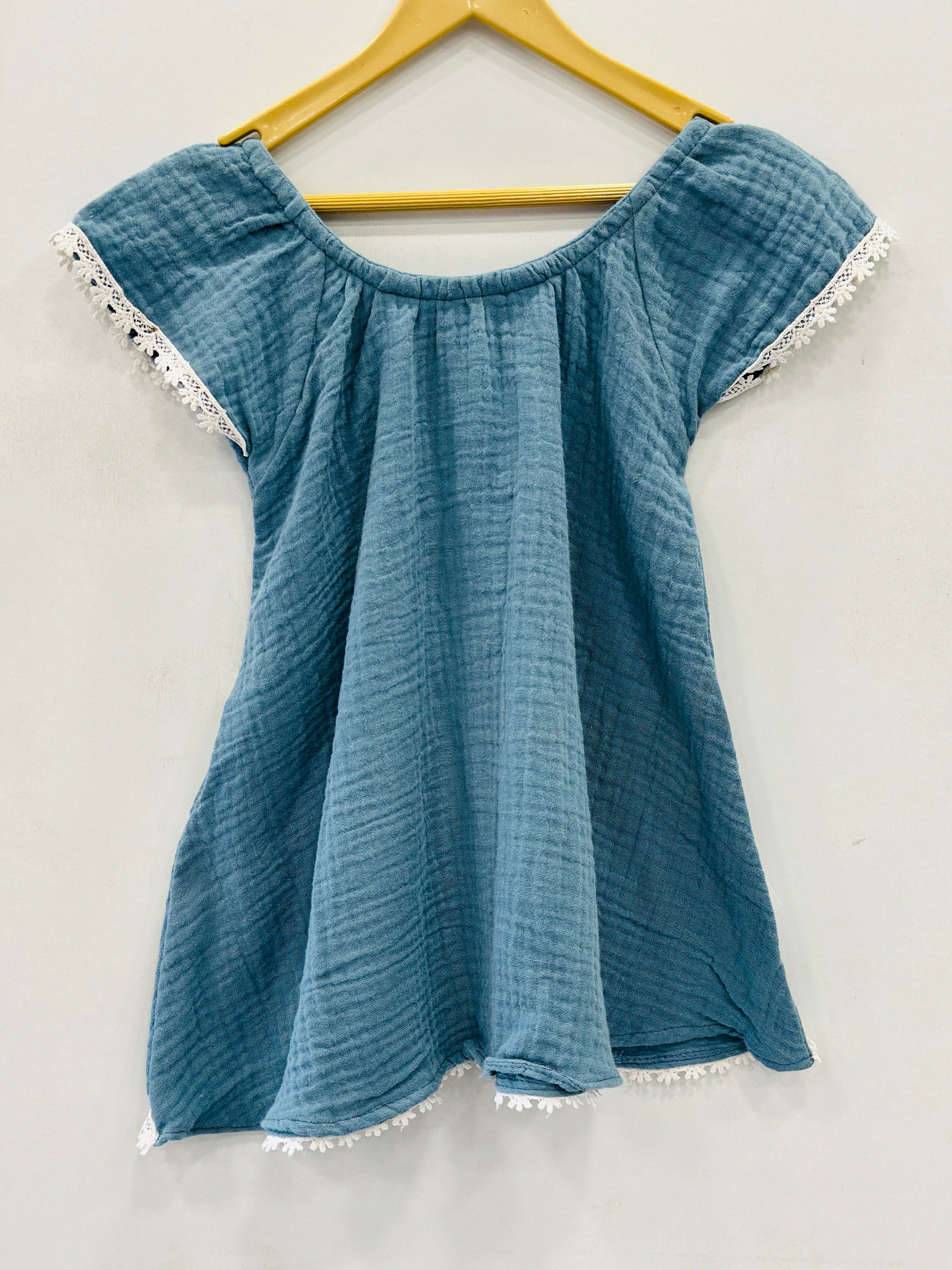 Muslin Girls Frock (6-12Months) | MK-GW-1026