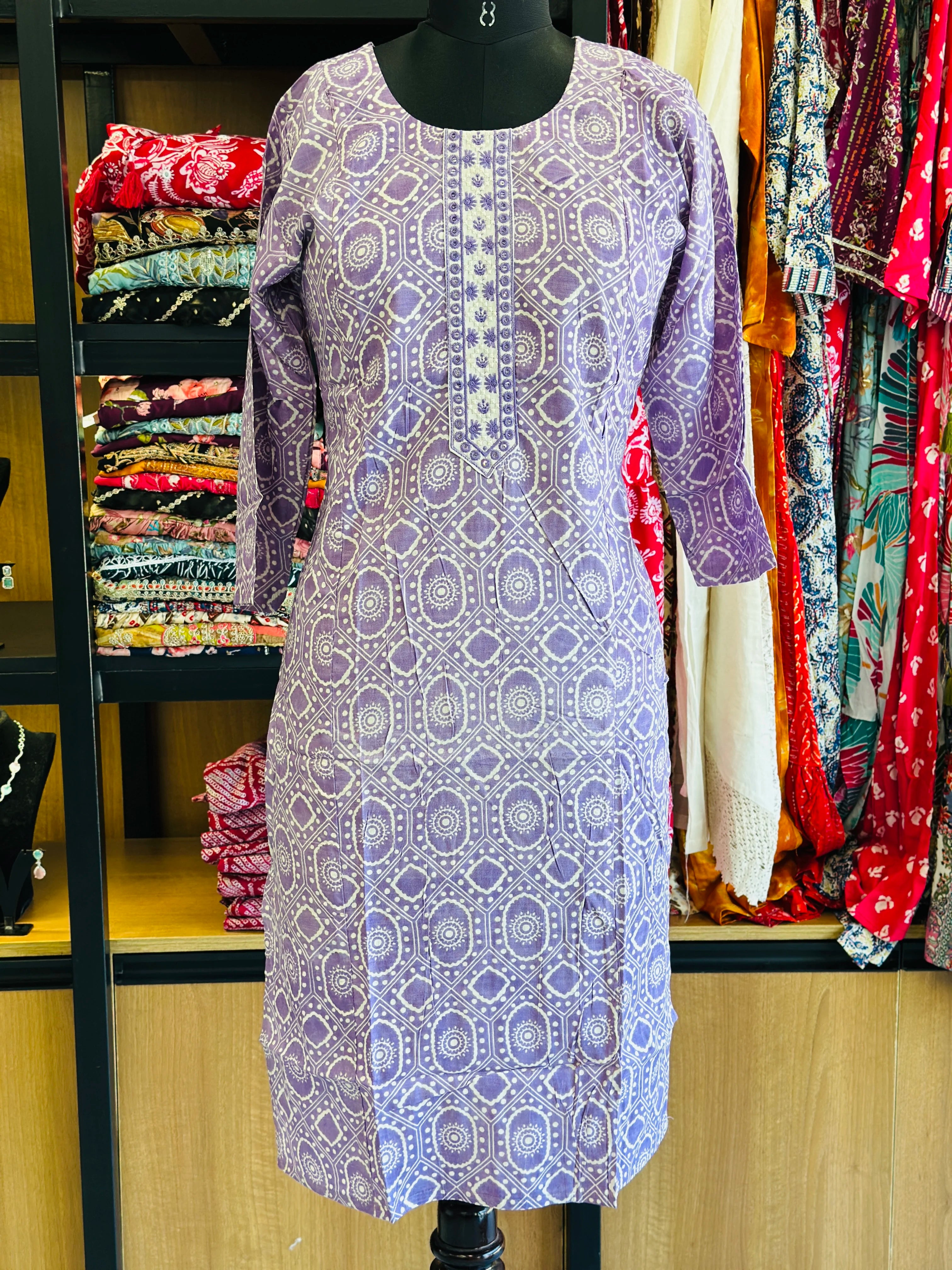 Maternity Straight Cut Kurti | MK-MW-1046