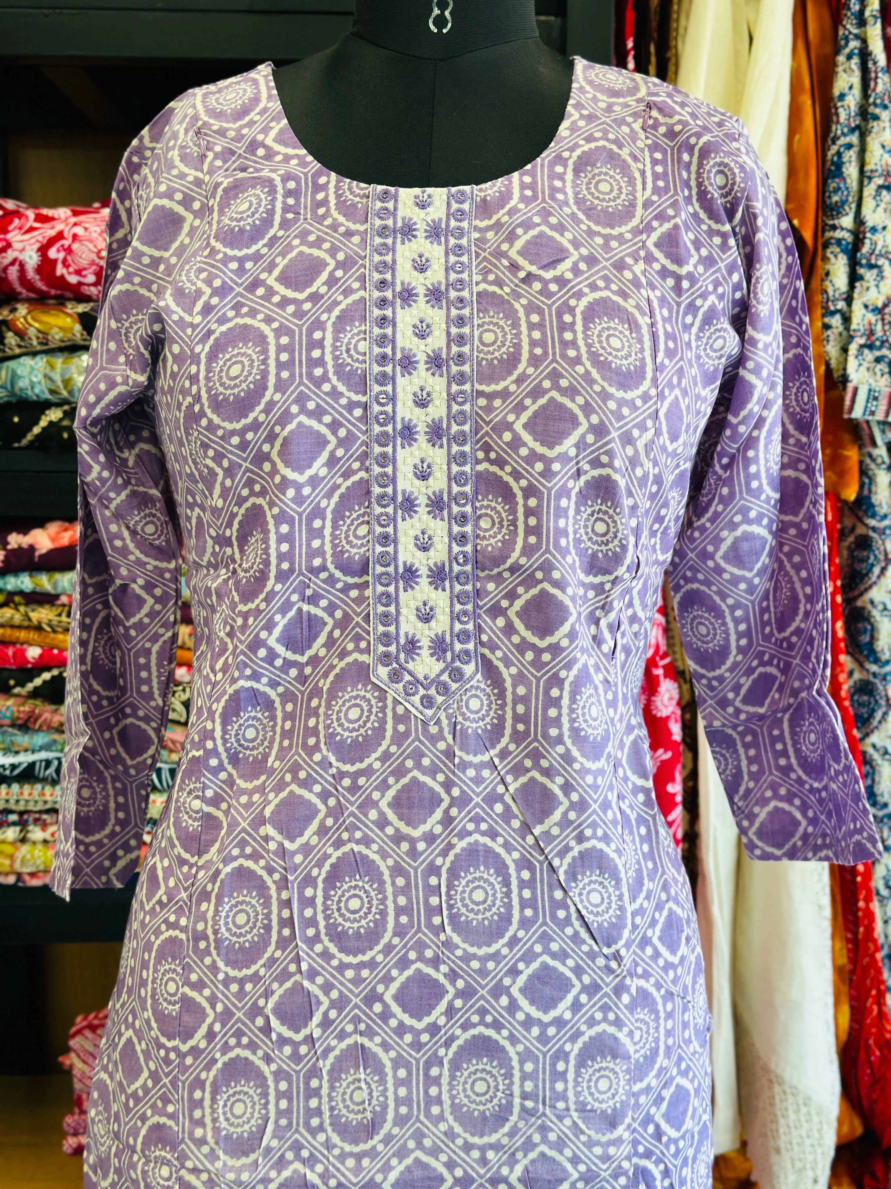 Maternity Straight Cut Kurti | MK-MW-1046
