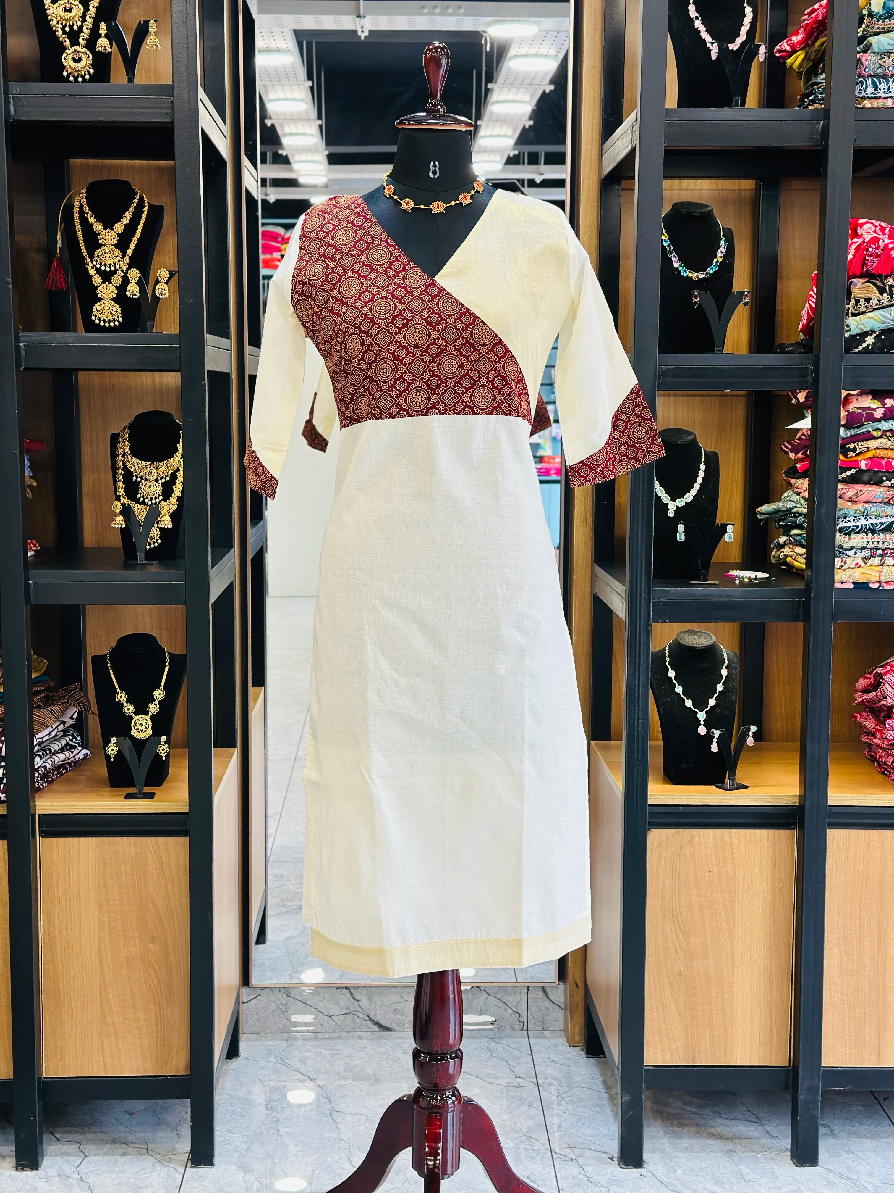 Cotton Ajrak Festive Wear