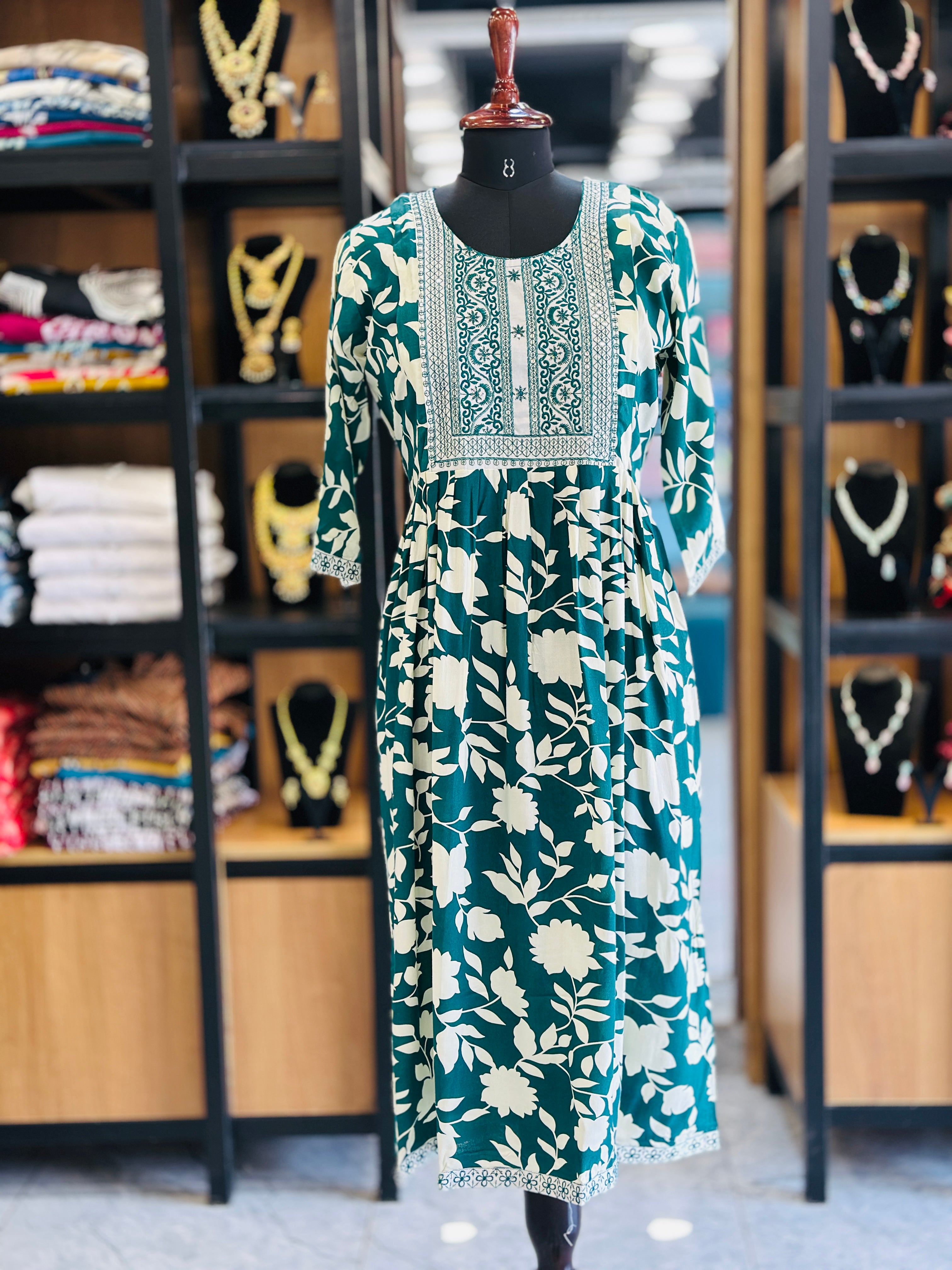 A Line Maternity Kurti | MK-MW-1047