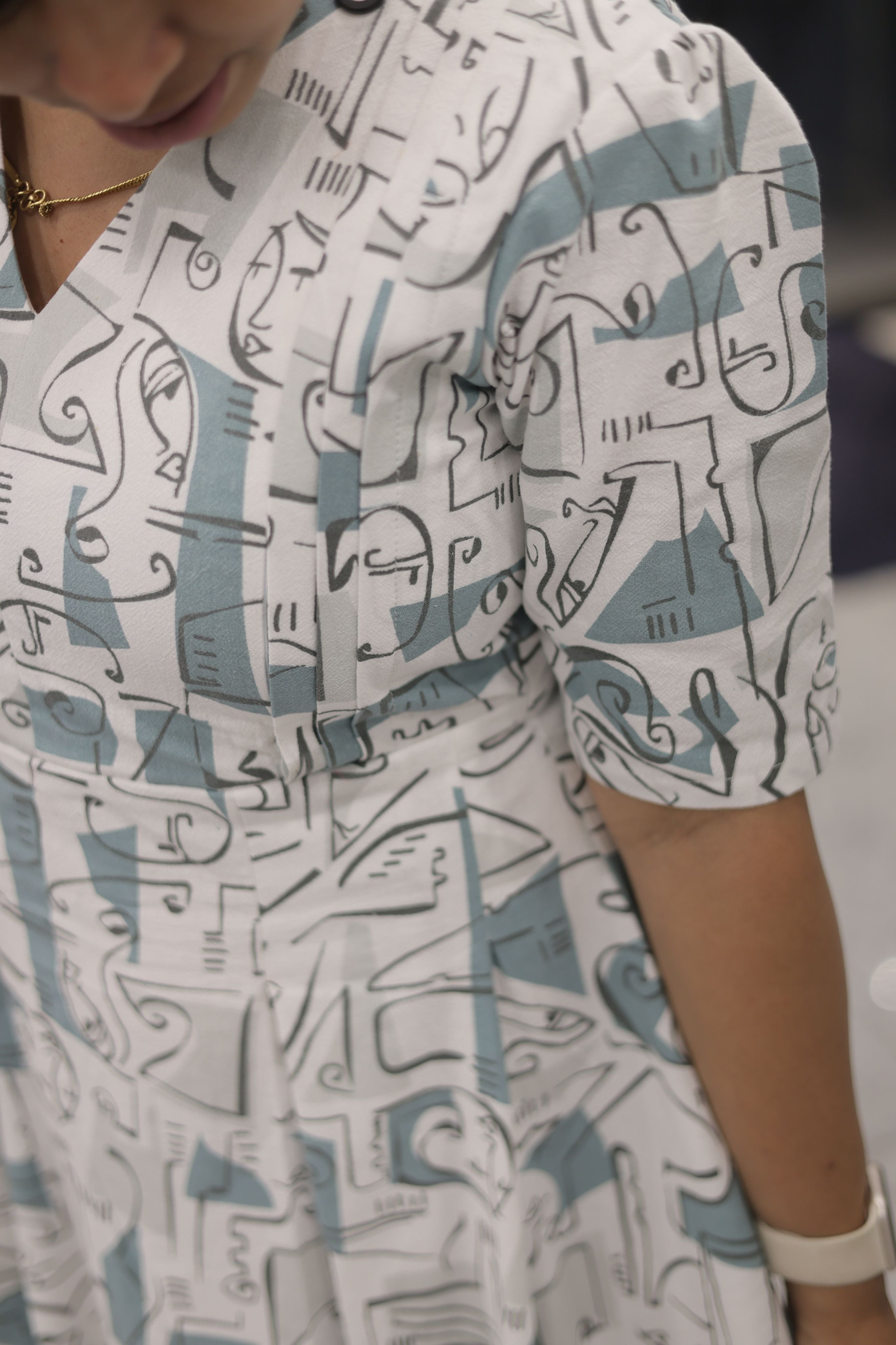 MATERNITY WEAR - FACE PRINT | FEEDING FRIENDLY |MK-MW-1113