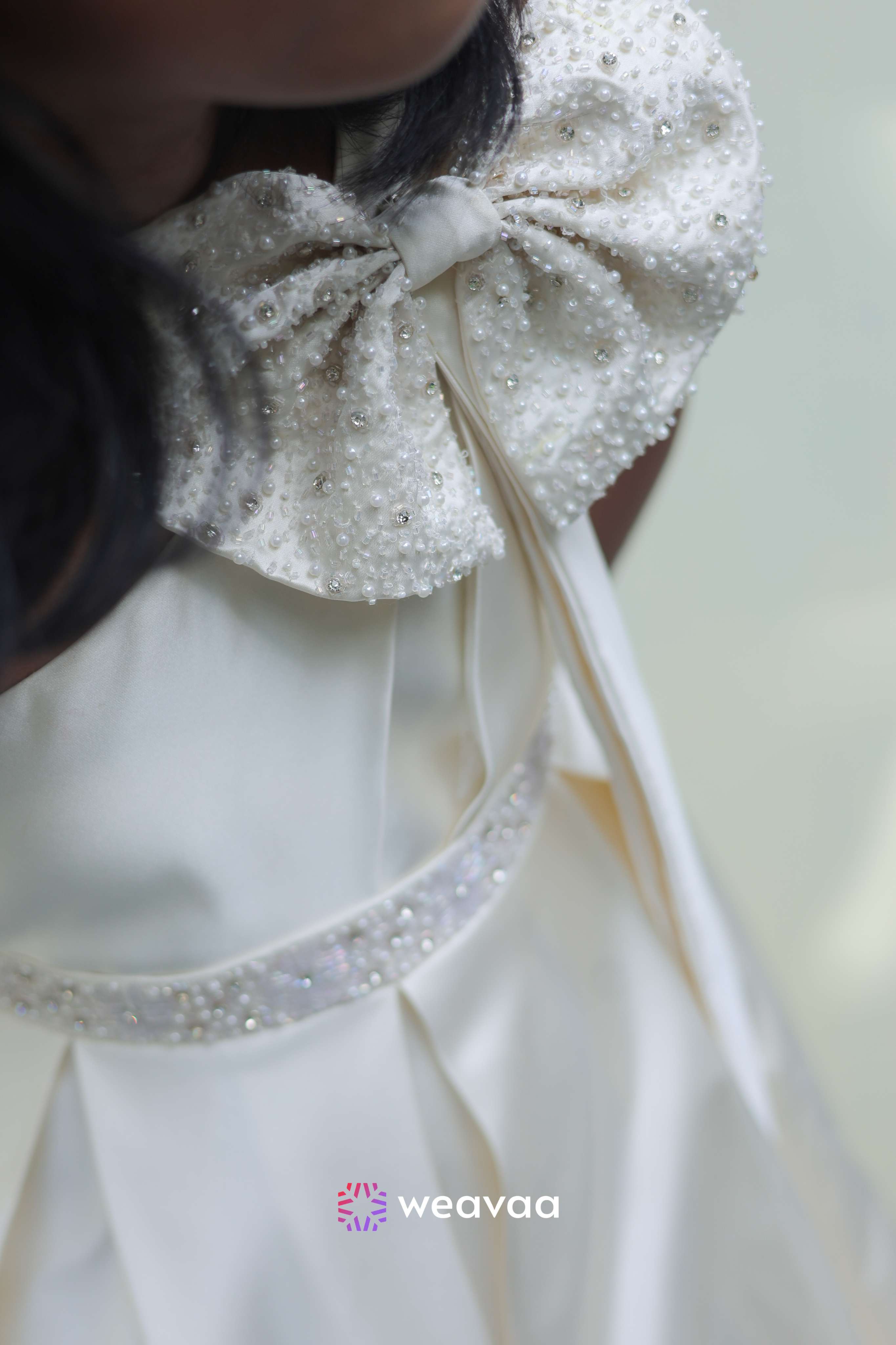 IVORYBLOOM ONE SHOULDER PARTY WEAR DRESS | MK-GW-1063