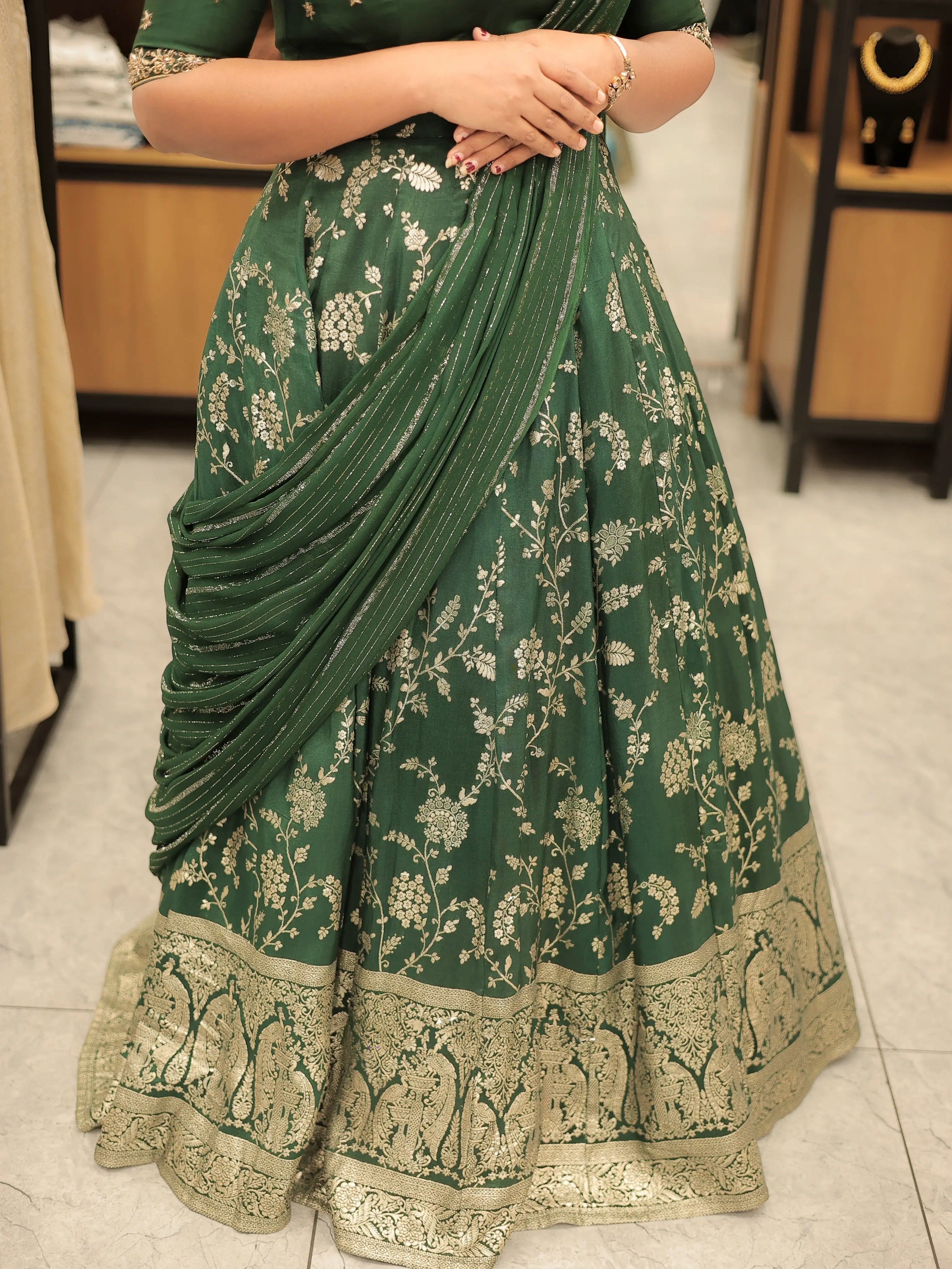 Traditional Dhavani Set | WA-DW-1029