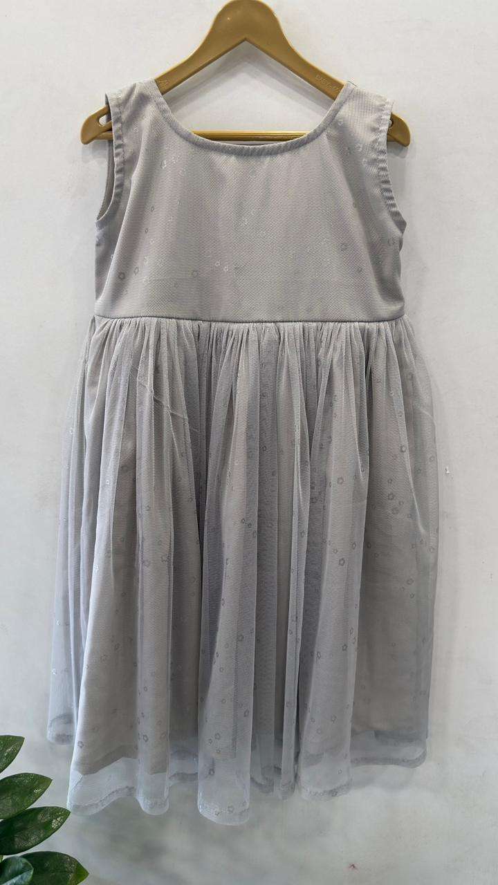 GREY NET FROCK | MK-GW-1072