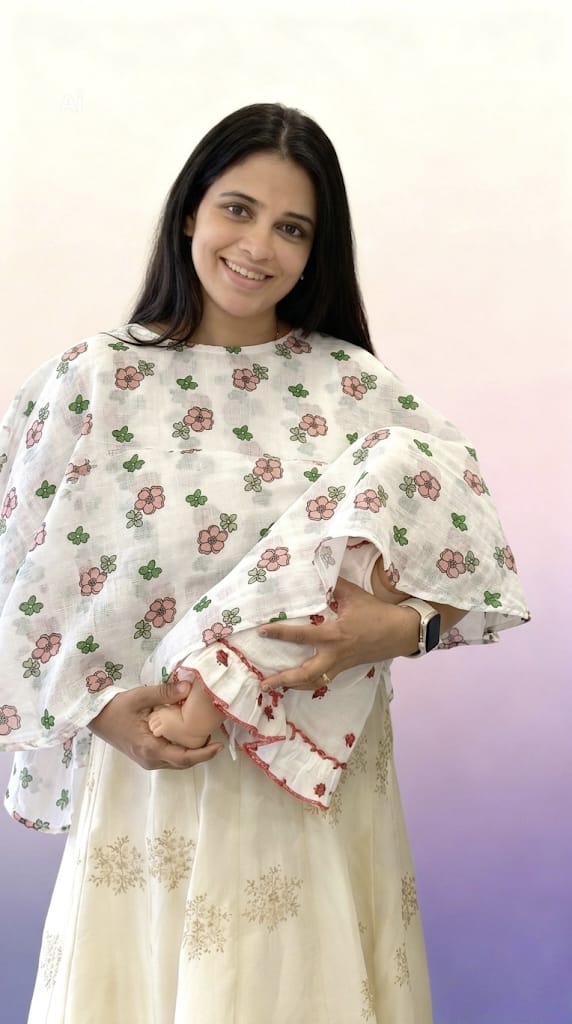 FLORAL PRINT NURSING COVERS