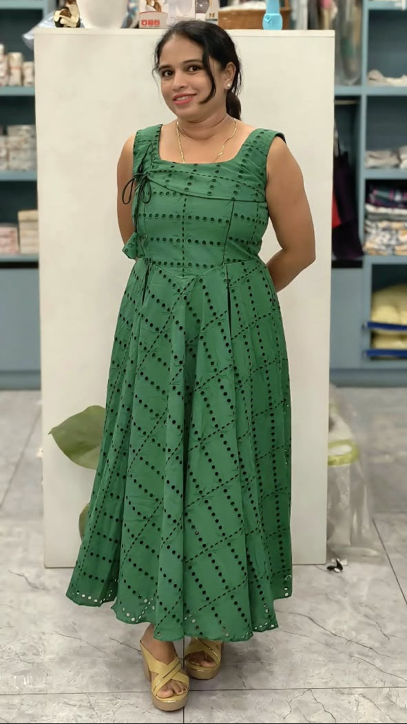Hakoba Fabric Maternity & Feeding Wear Dress  MK-IN-644
