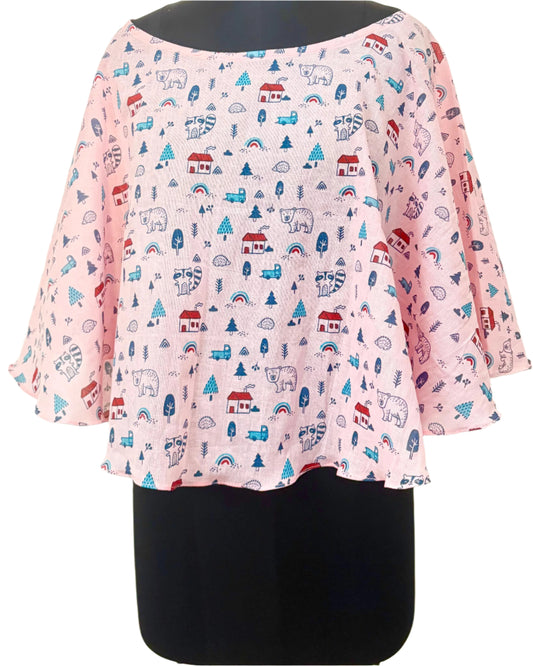 Toy print Nursing Cover