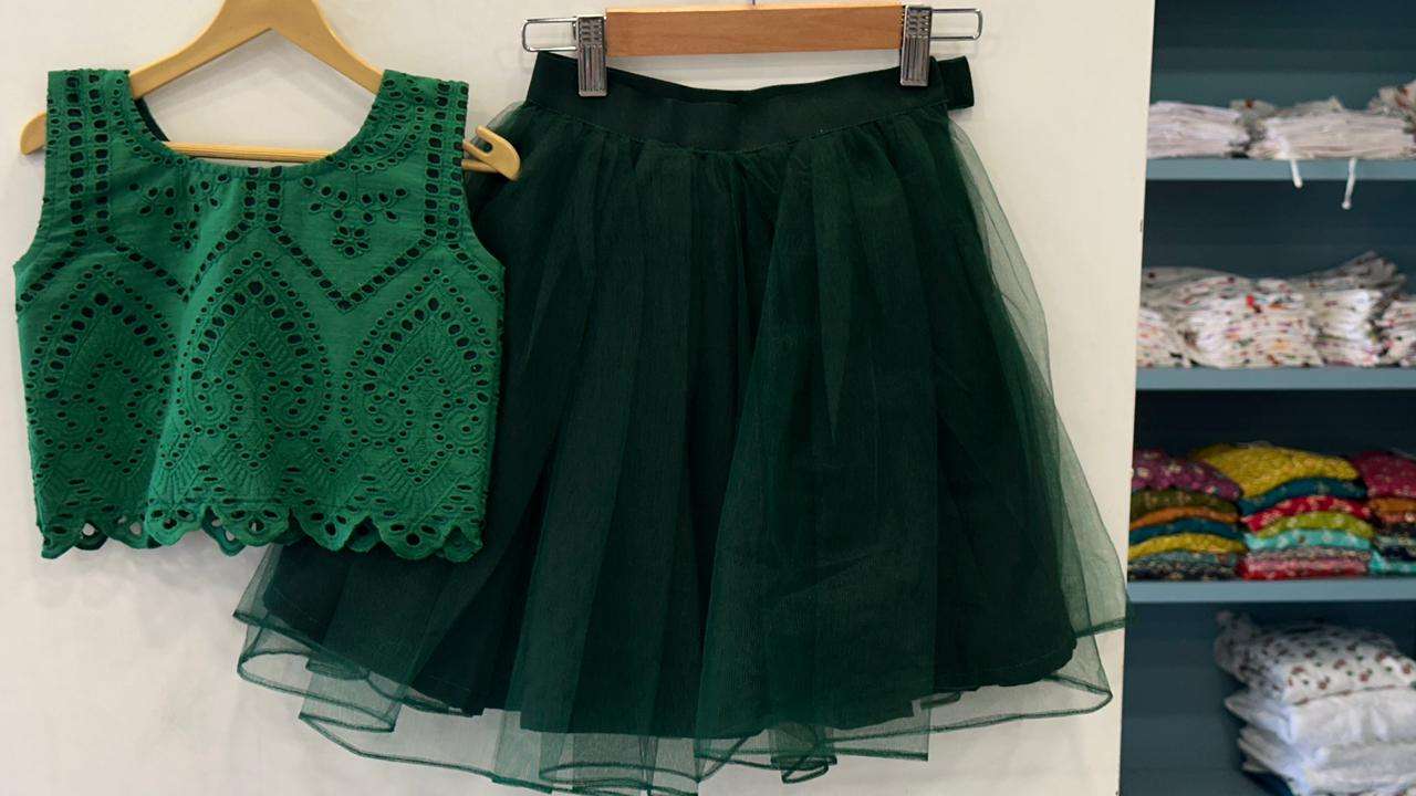 SKIRT AND HAKOBA TOP | MK-GW-1062