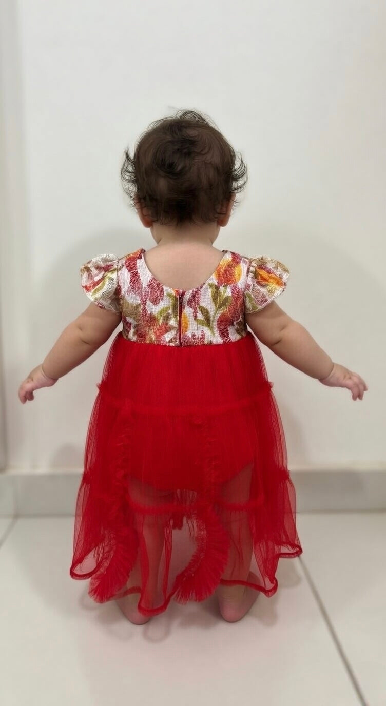 GIRLS NET FROCK| MK-GW-1050