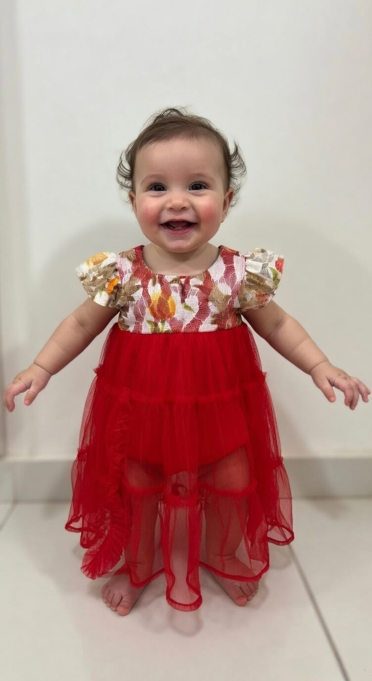 GIRLS NET FROCK| MK-GW-1050