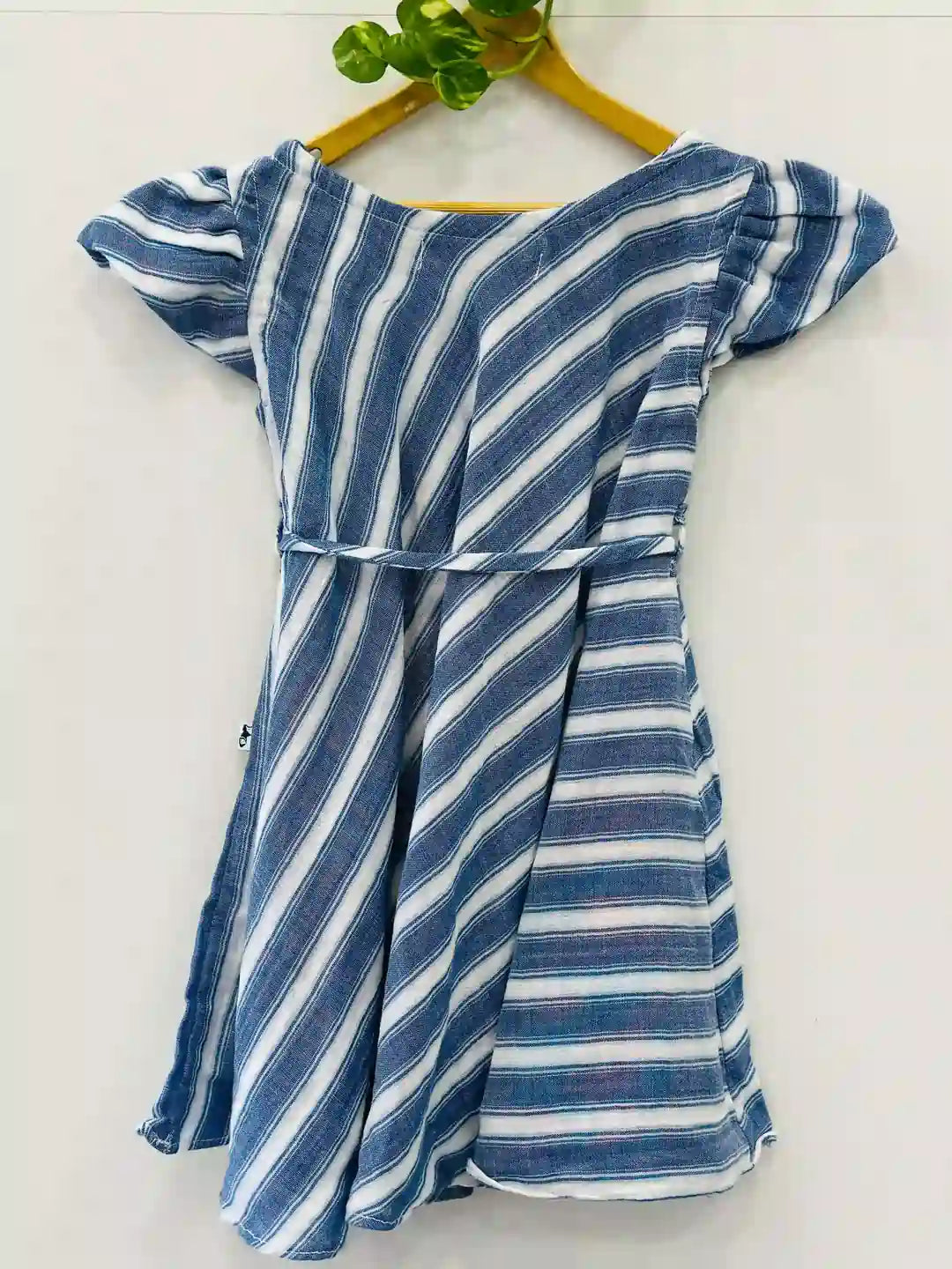 blue-and-white-striped-frock-girls