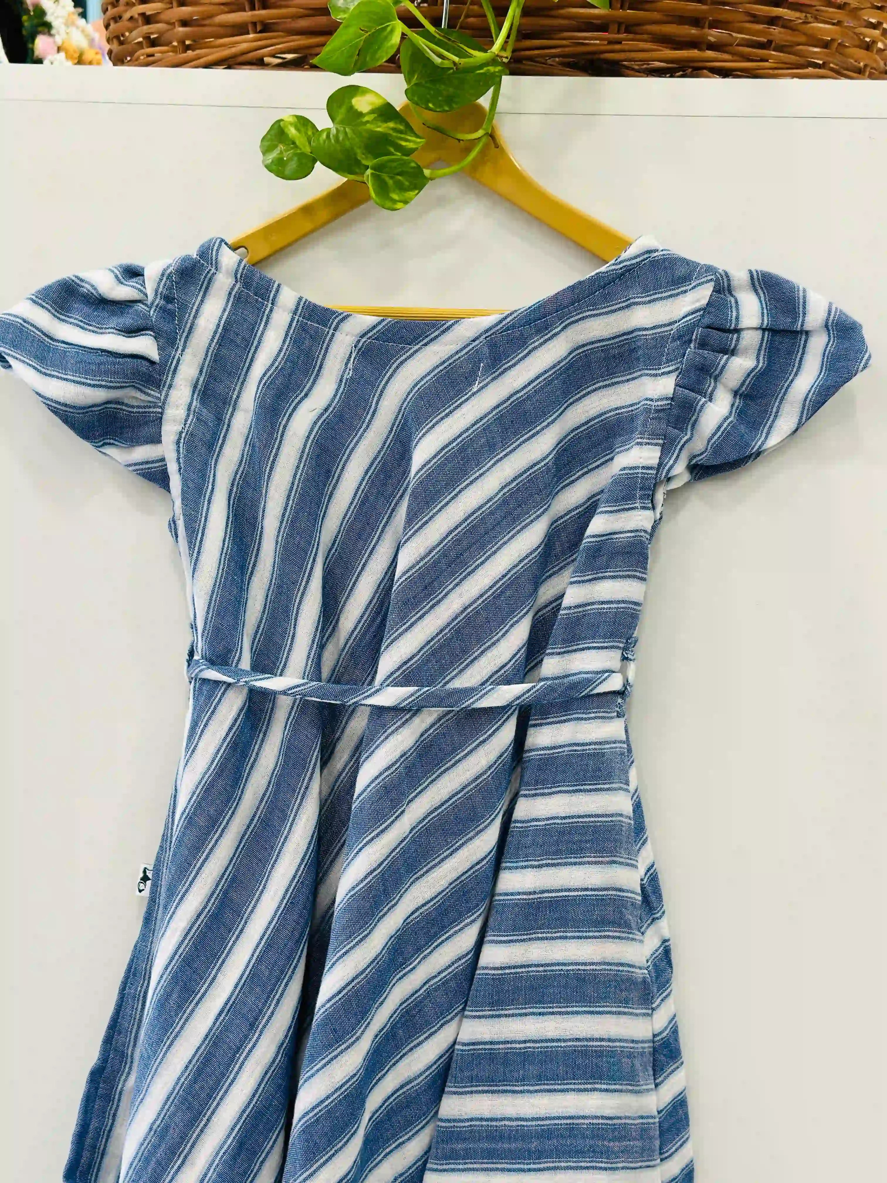 casual-striped-blue-frock-for-kids-in-soft-cora-cotton
