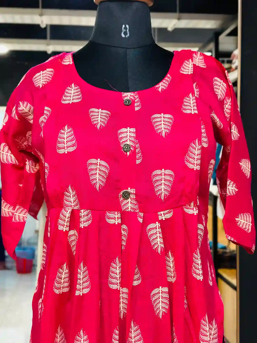 elegant-maternity-wear-kurti-with-concealed-feeding-zippers