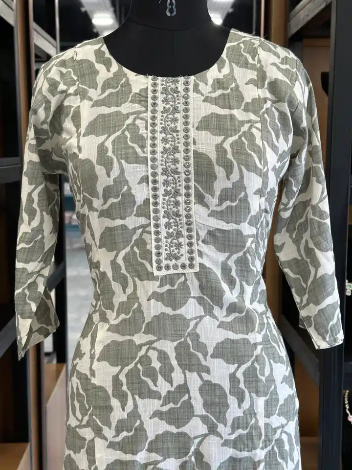 gray-cotton-maternity-kurti-for-women