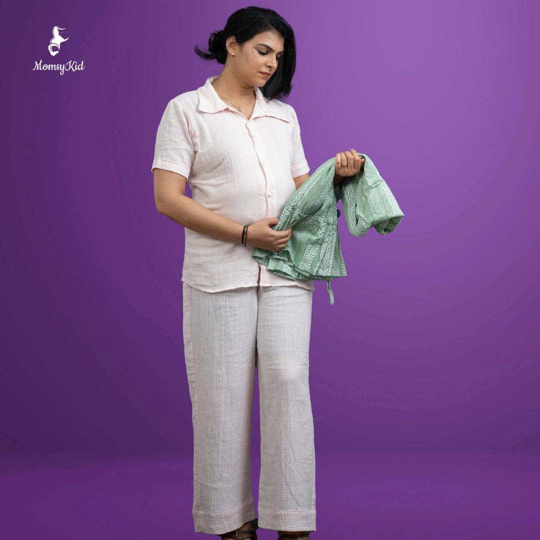 pink-muslin-cord-set-for-women-with-front-open-design-and-soft-fit