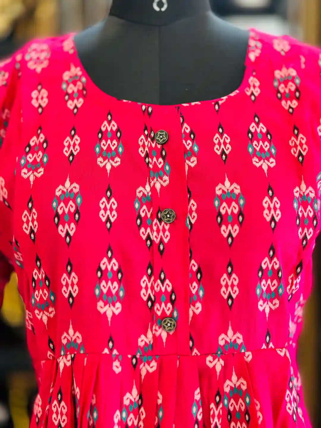 round-neck-cotton-maternity-kurti